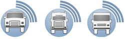 vehicle tracking Icon